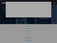 Tablet Screenshot of documentation.skillsoft.com