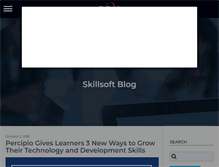 Tablet Screenshot of blogs.skillsoft.com